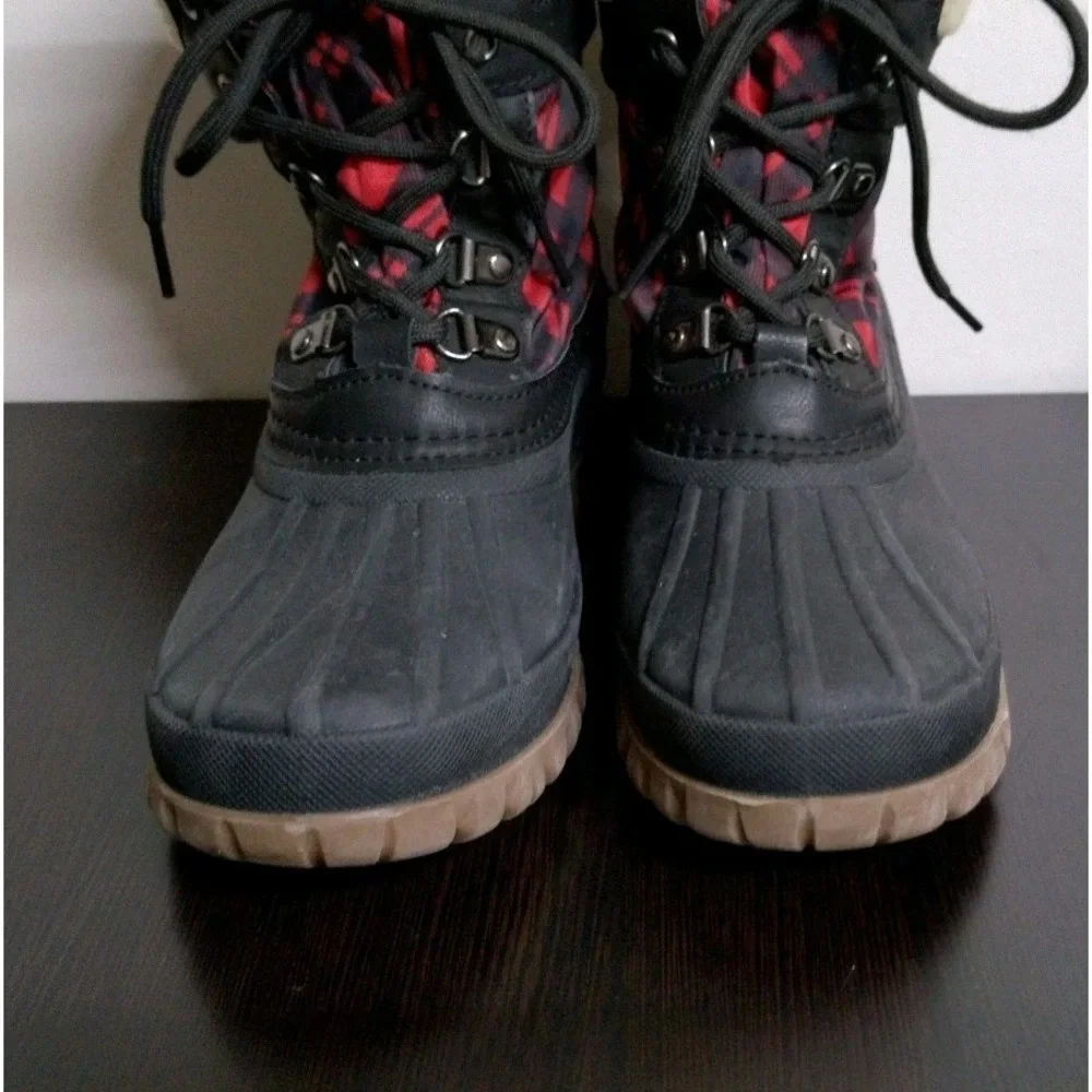 Women's Cougar Creek Lace Up Waterproof Faux Fur Lined Winter Boots- Size 7